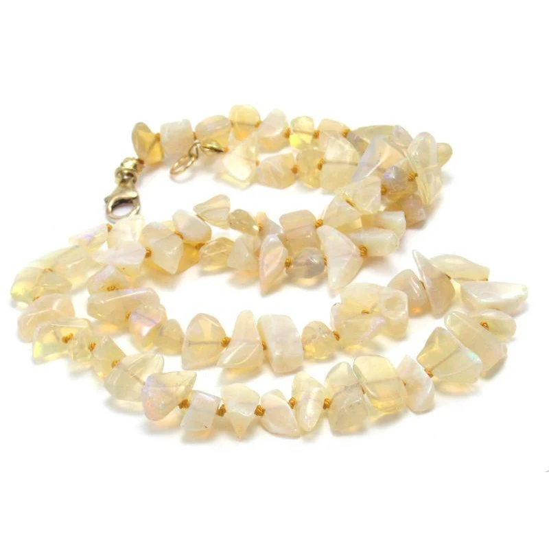 Opal Necklace with Gold Filled Trigger Clasp - Image 4