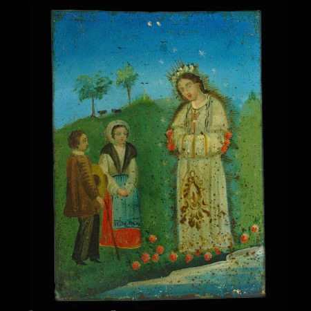 Our Lady of La Salette (French: Notre-Dame de La Salette) Retablo #113 - Image 2