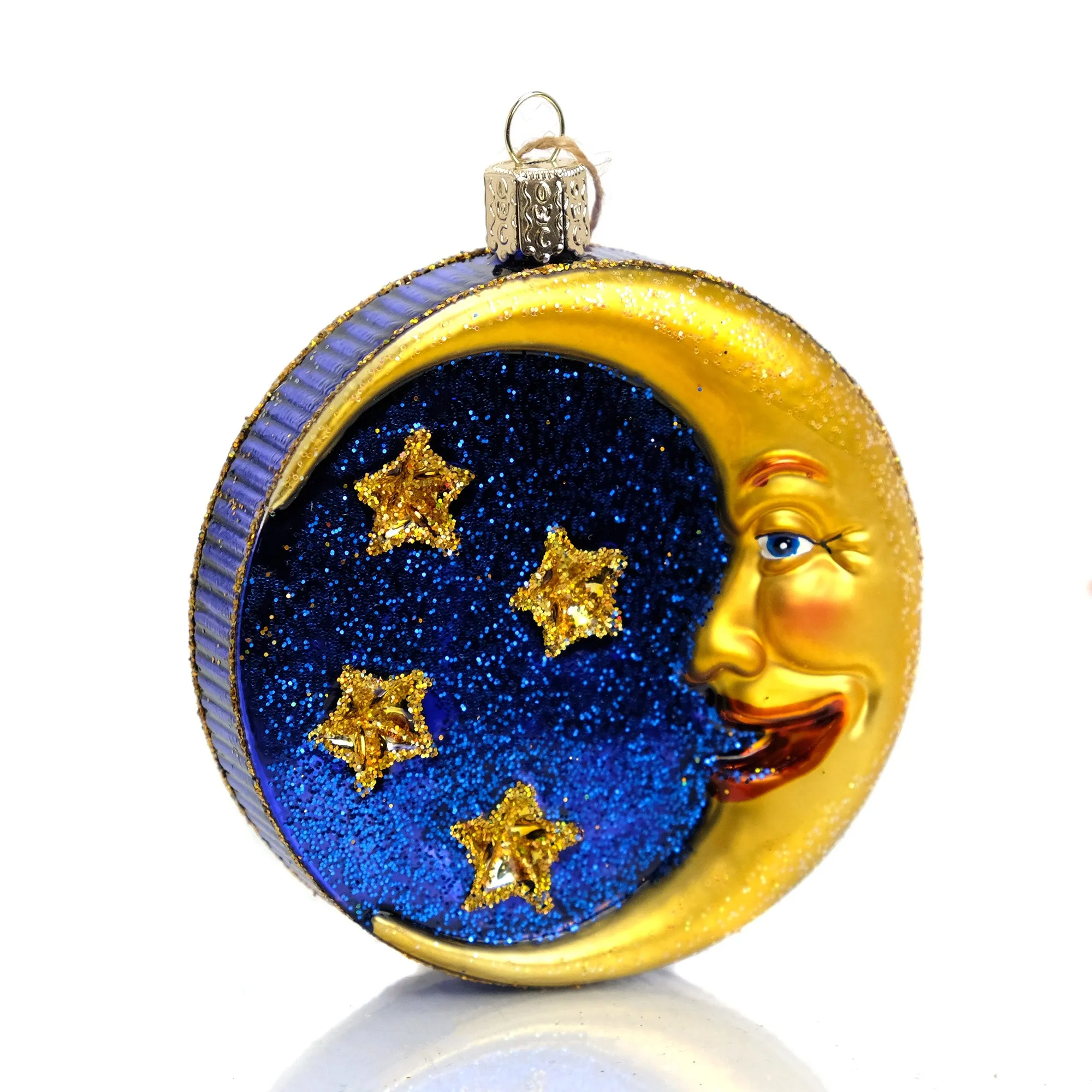 Owl in Moon Ornament - Image 2