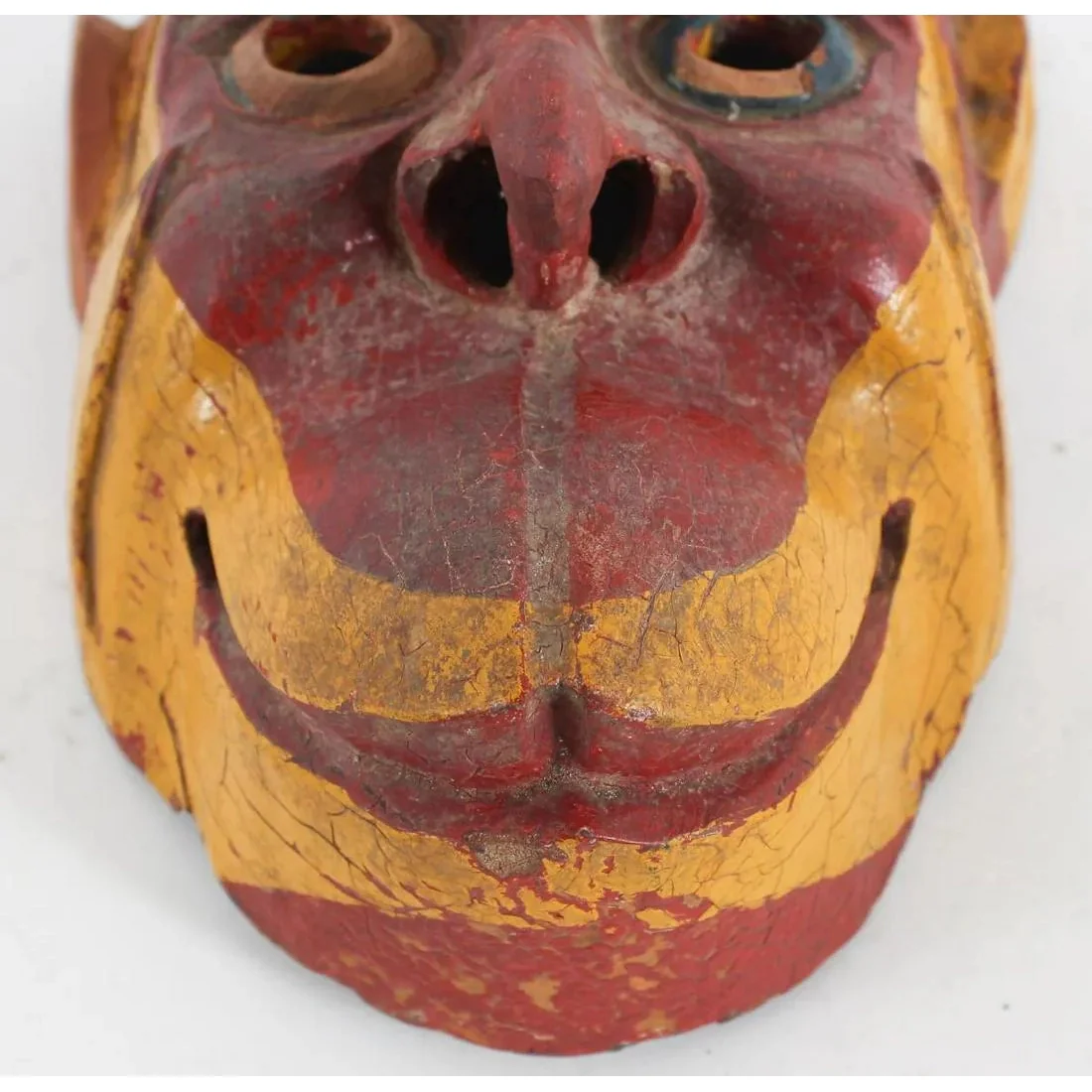 Chinese Opera Painted Wooden Monkey Mask, China #842 - Image 3