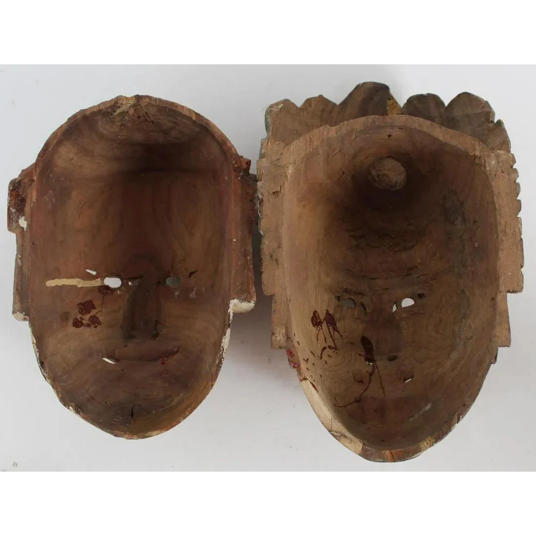 Chinese Opera Masks PAIR, China #841 - Image 2