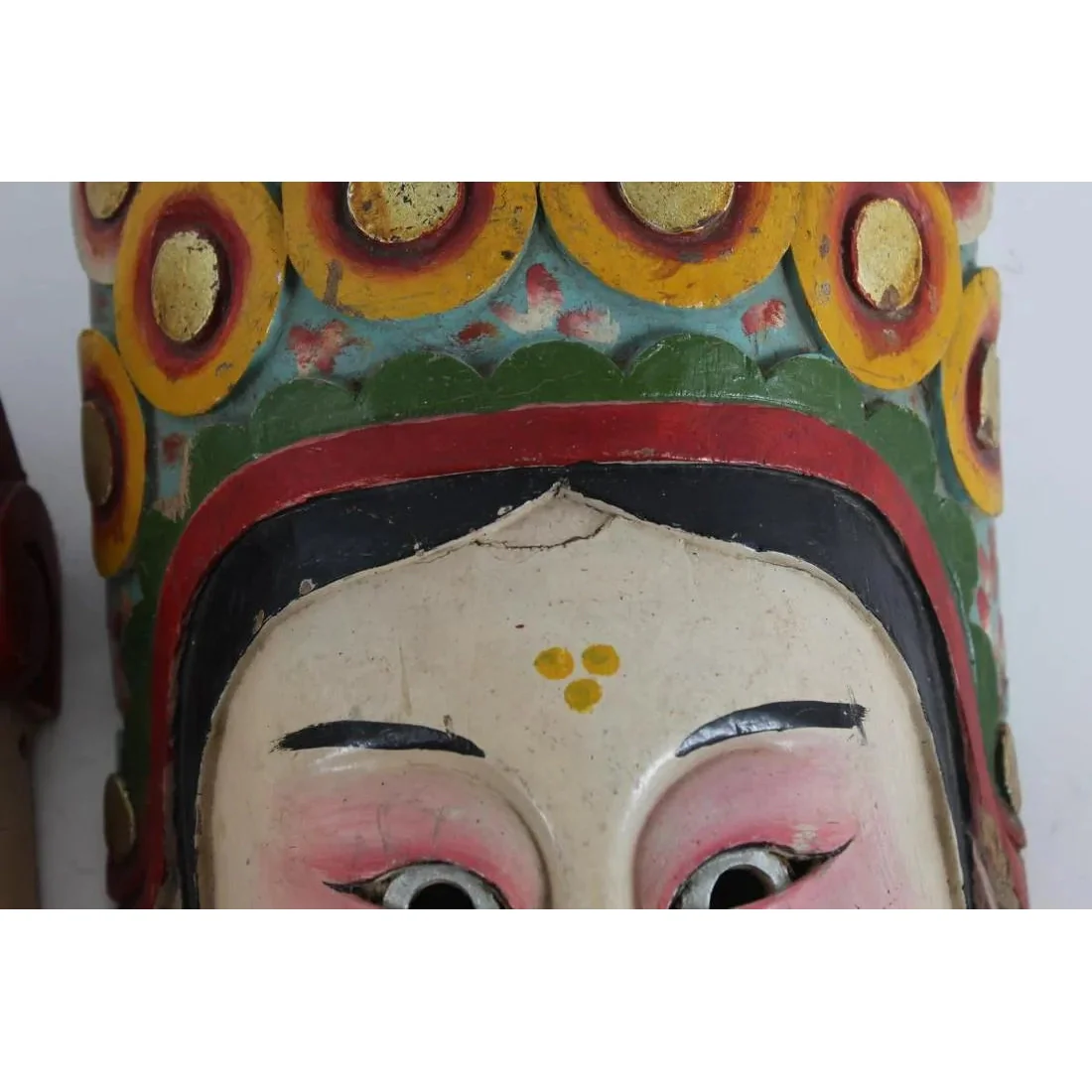 Chinese Opera Masks PAIR, China #841 - Image 5