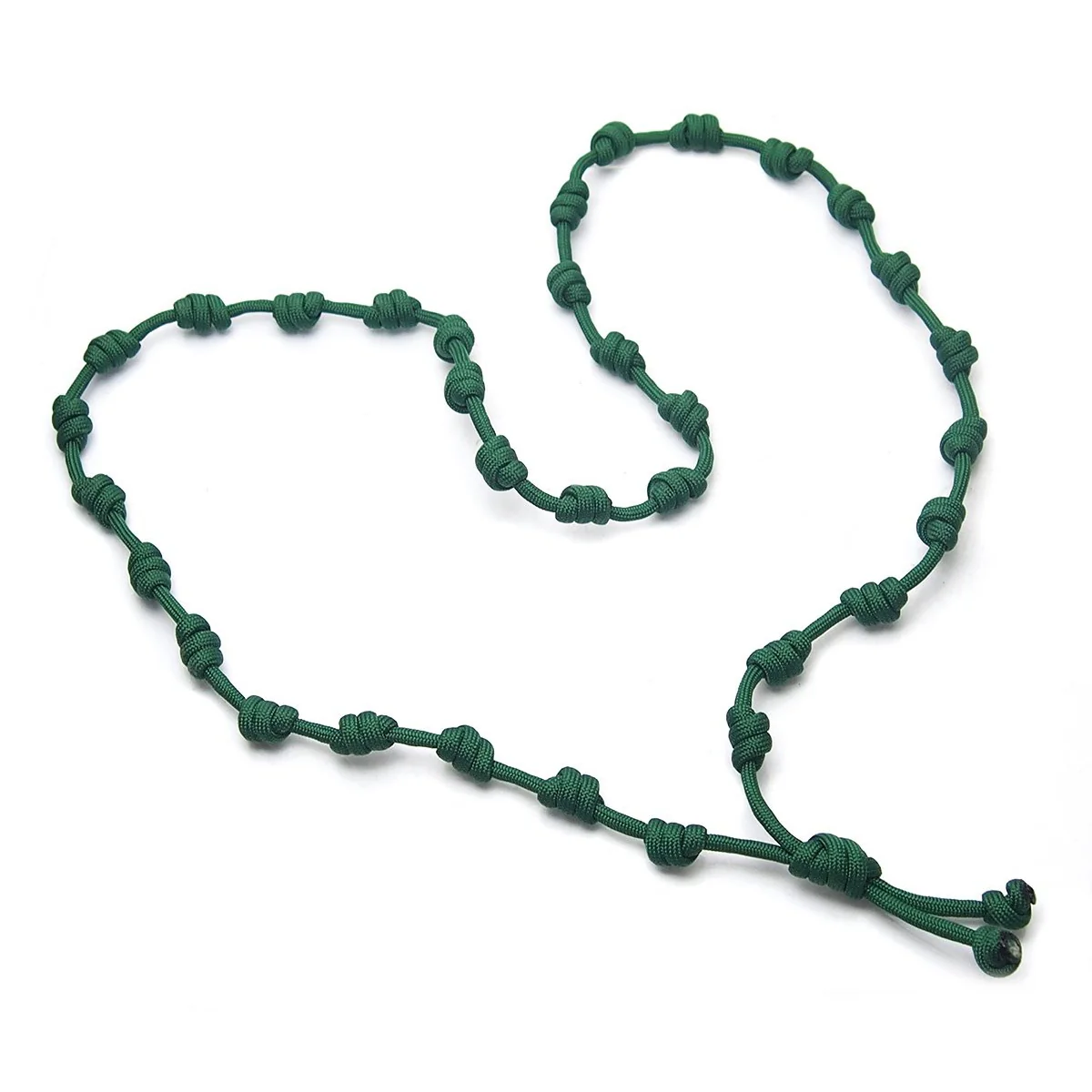 Paracord Knotted Necklace, 33 knots - Image 2