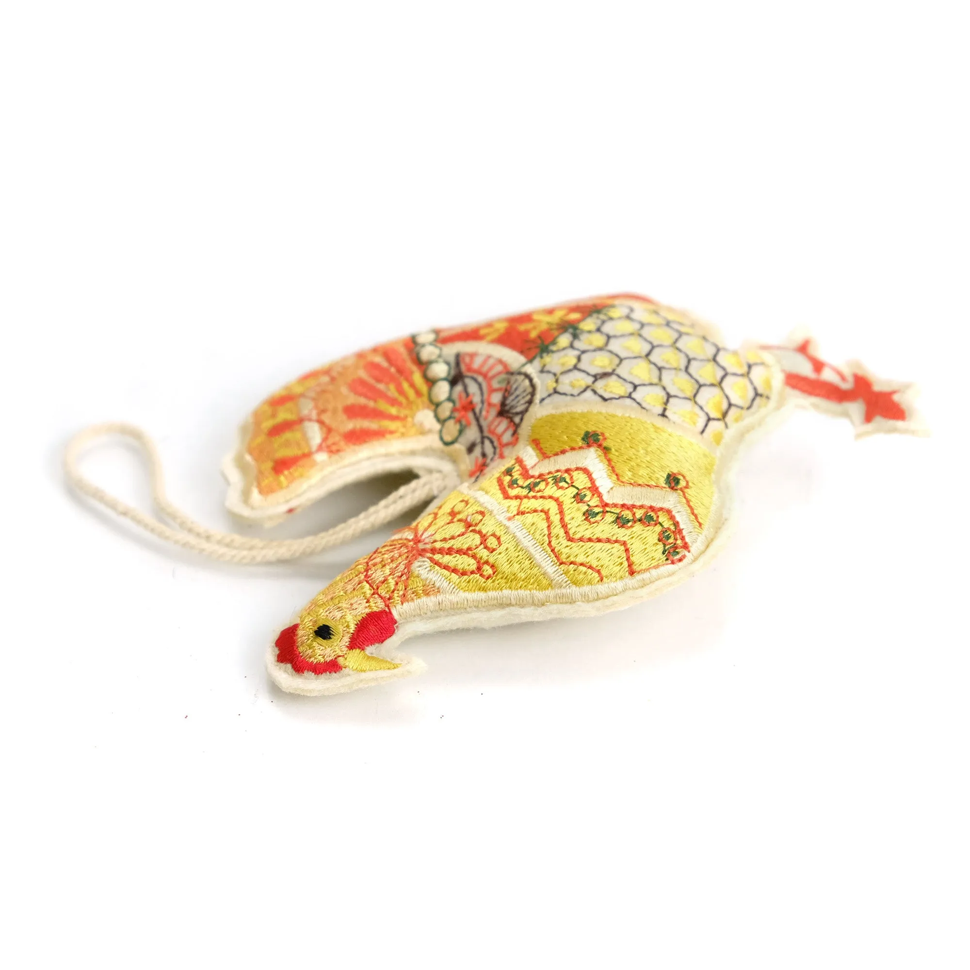 Patchwork Hen Ornament - Image 2