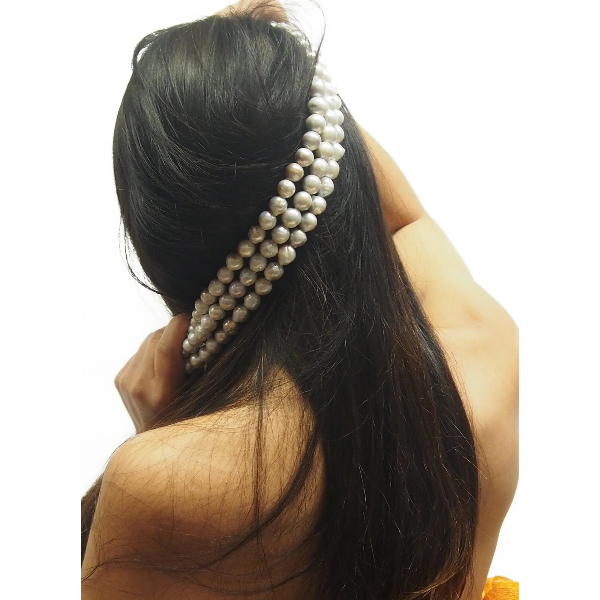 Fresh Water Pearl Round 13-14mm Strand - Image 2