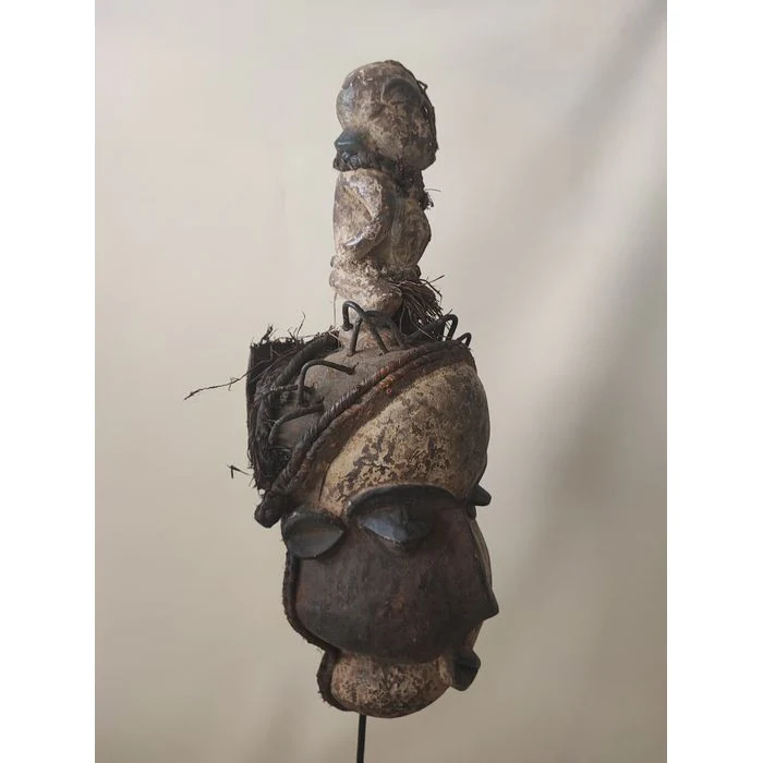 Pende Mbangu Illness Mask, DCR Congo #77 - Image 3