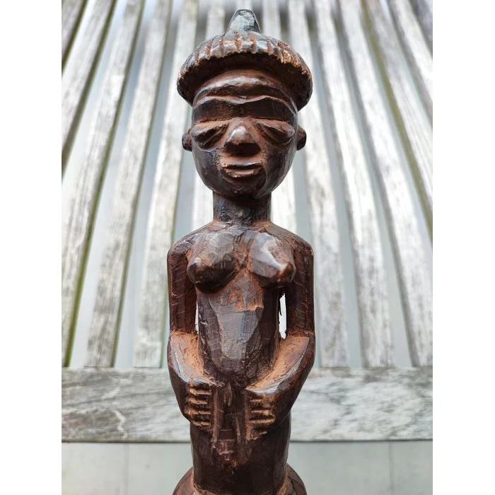 Pende Western "Feminine Ideal" Sculpture, Congo #678 - Image 5