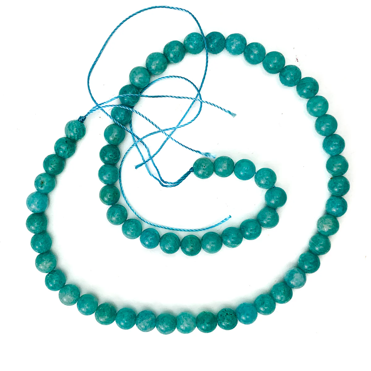 Amazonite Peruvian 6mm Smooth Rounds - Image 2