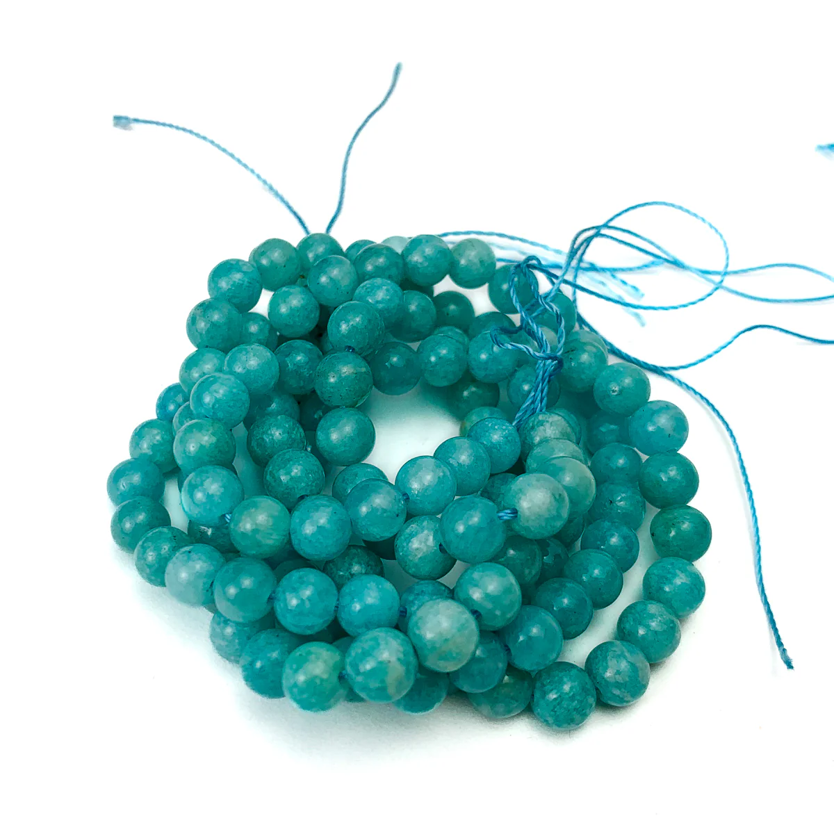 Amazonite Peruvian 6mm Smooth Rounds - Image 3