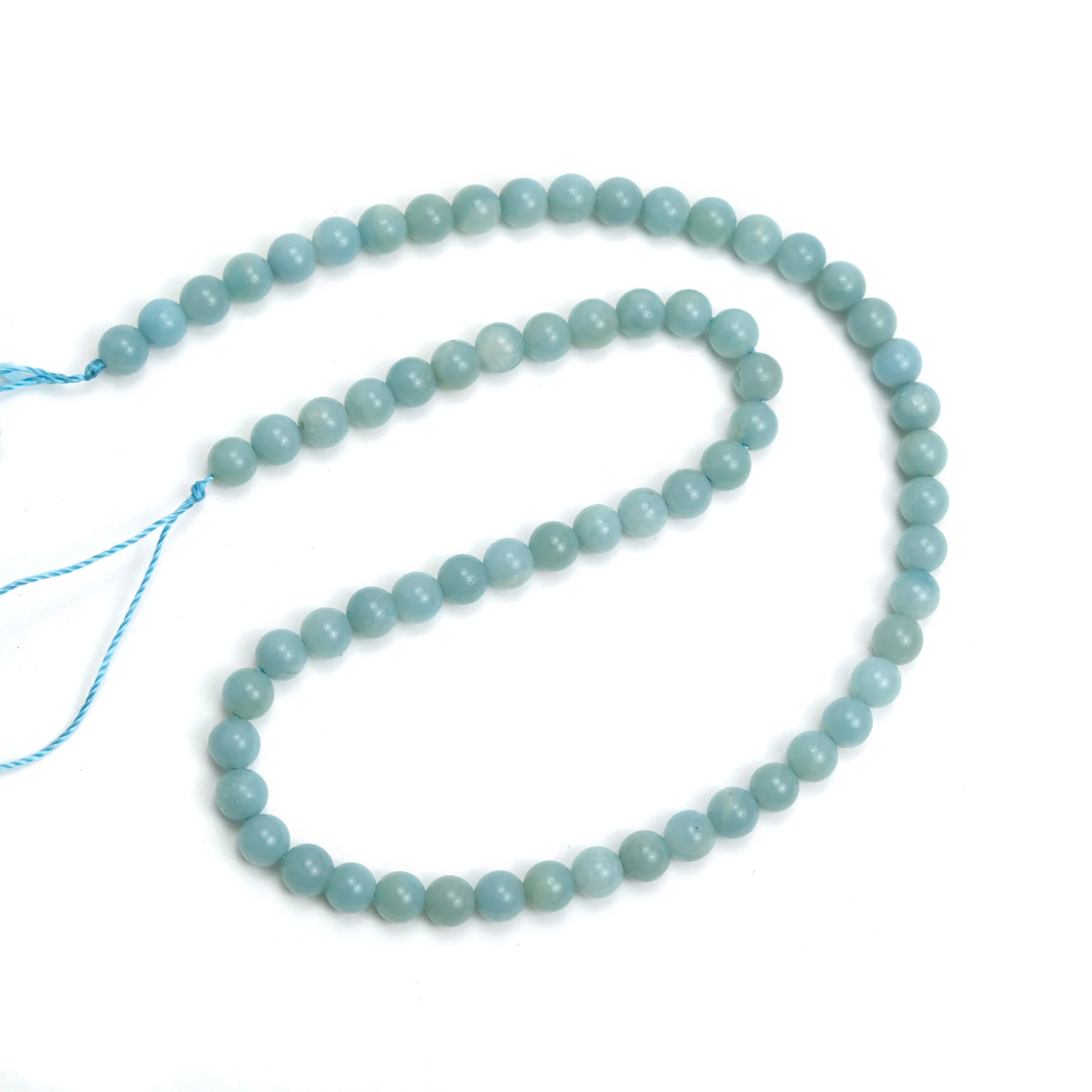 Peruvian Amazonite 6mm Smooth Rounds - Image 3