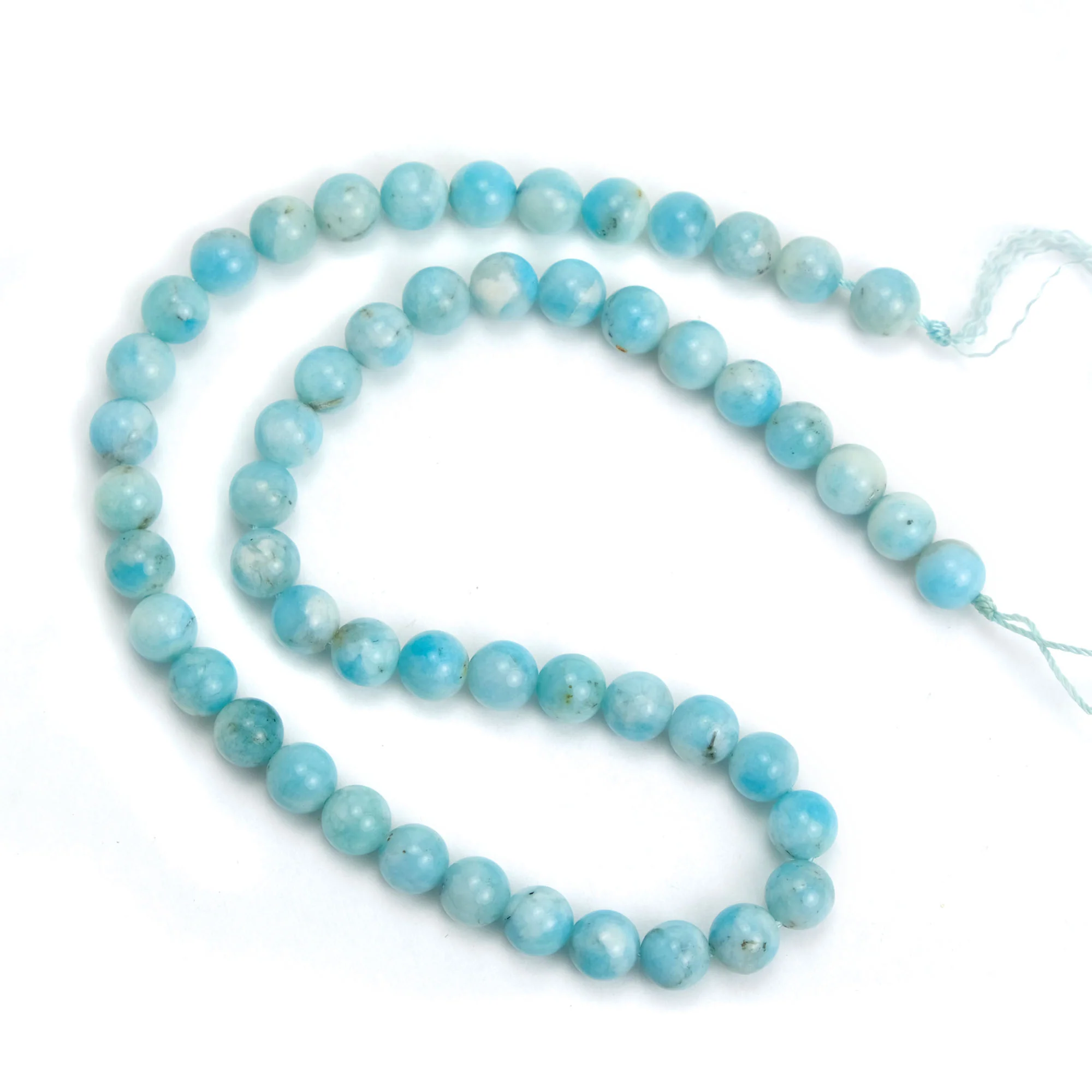 Peruvian Amazonite 8mm Smooth Rounds - Image 3