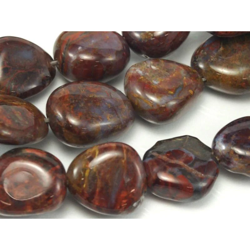 Pietersite Smooth Nuggets 13mm Strand - Image 3