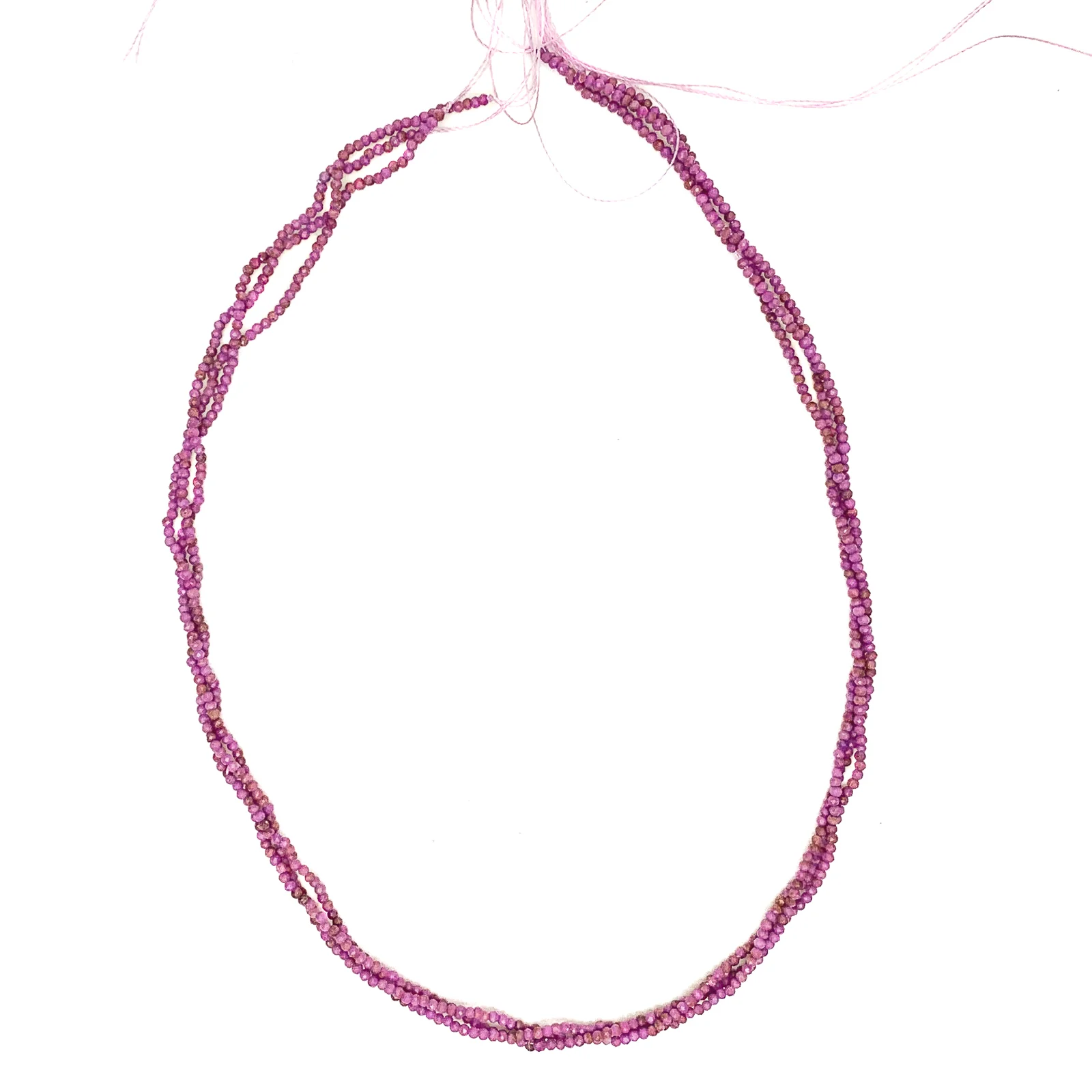 Phosphosiderite 2mm Faceted Rounds Bead Strand - Image 5