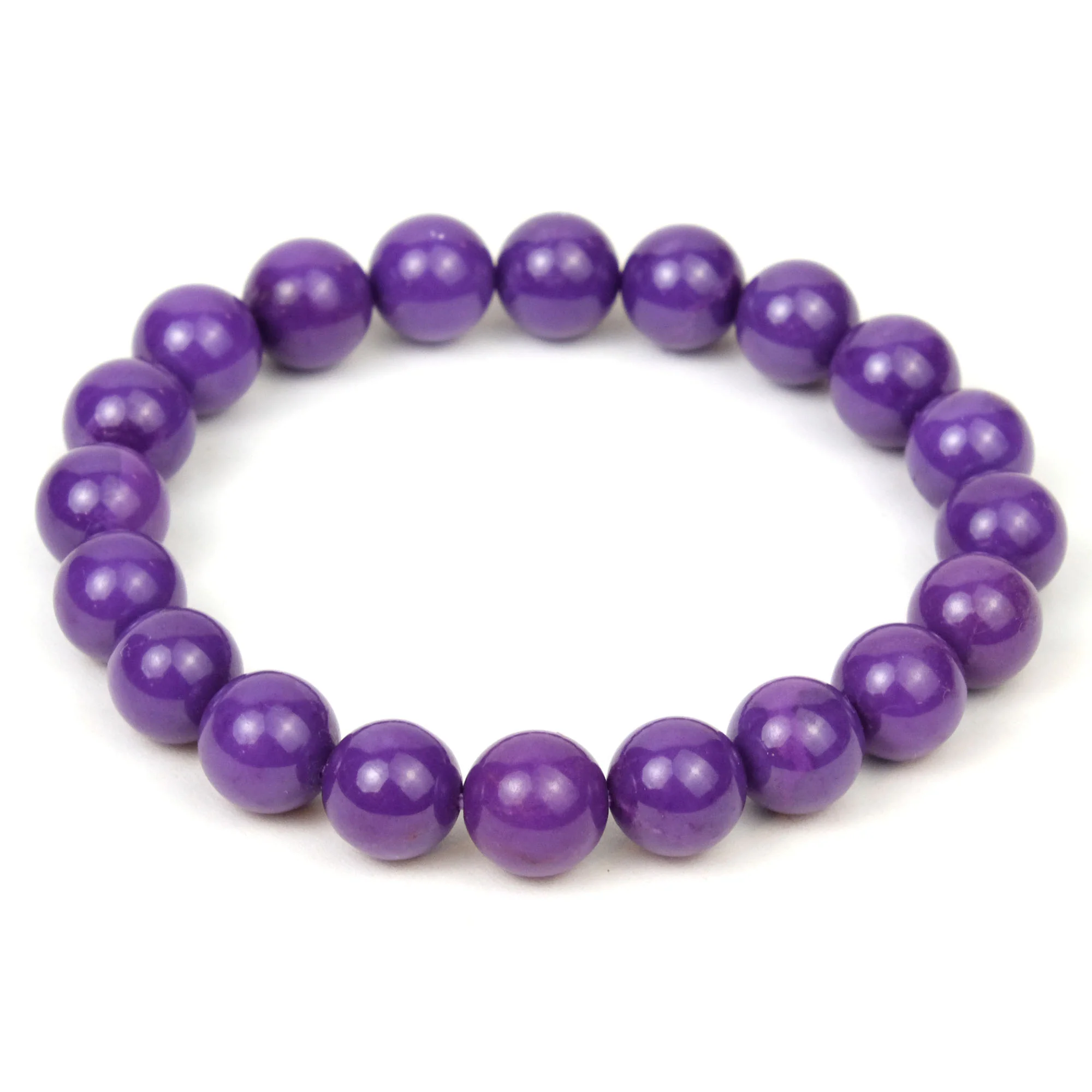 Phosphosiderite Stretch Bracelet 10mm - Image 2