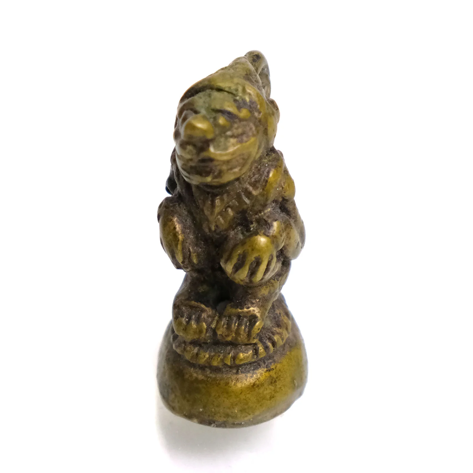 Phra Hanuman Brass Miniature Statue 5 - Image 4
