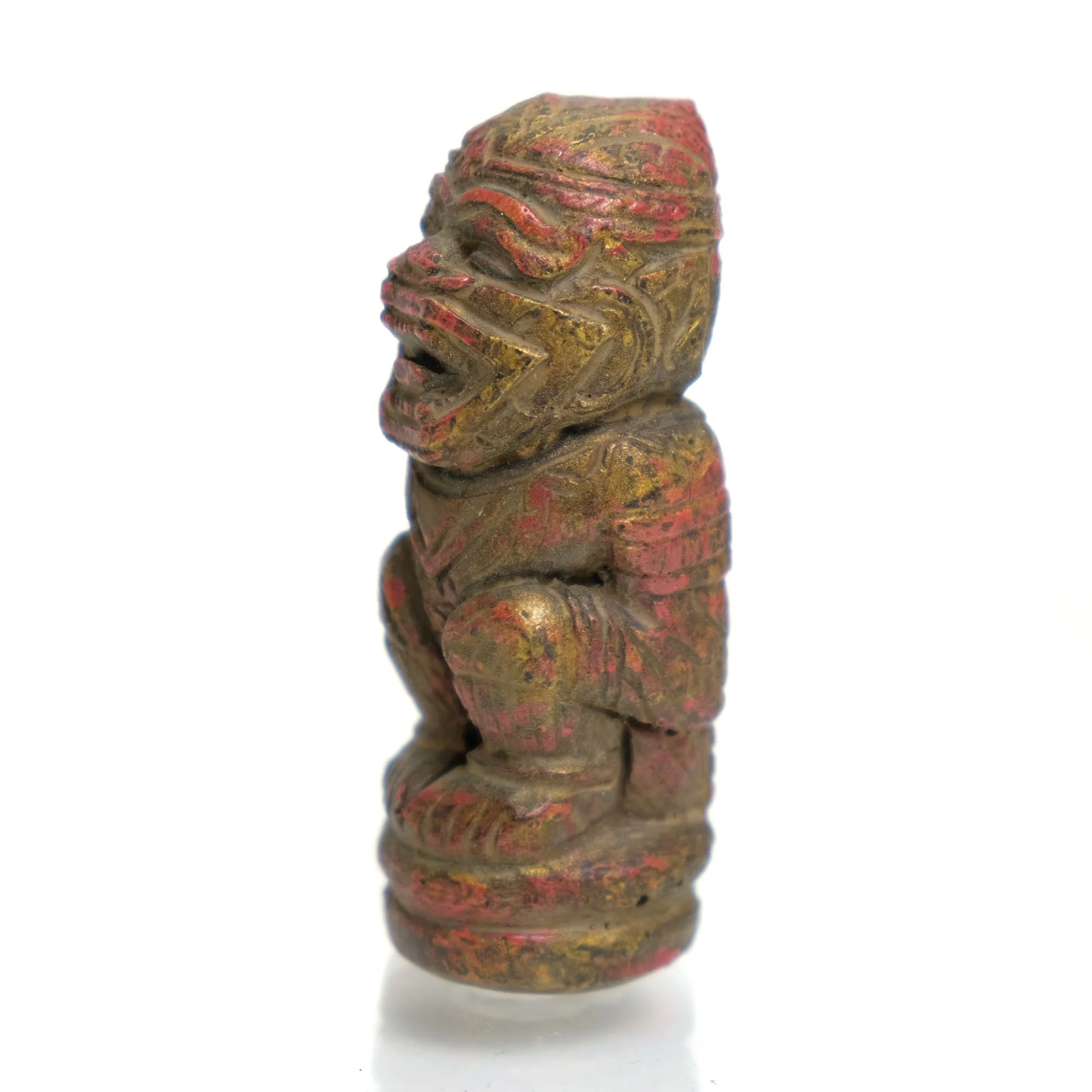 Phra Hanuman Terracotta Miniature Statue - Image 2