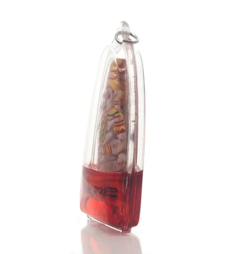 Phra Ngang Red Oil Thai Amulet -61 - Image 2