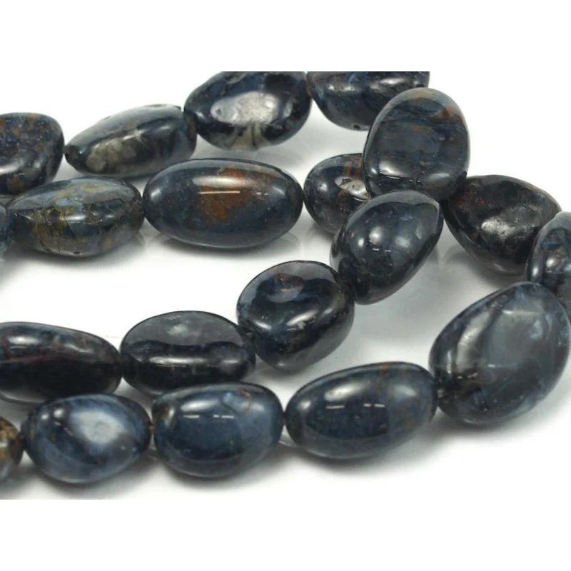 Pietersite Smooth Nuggets 13mm Strand - Image 4