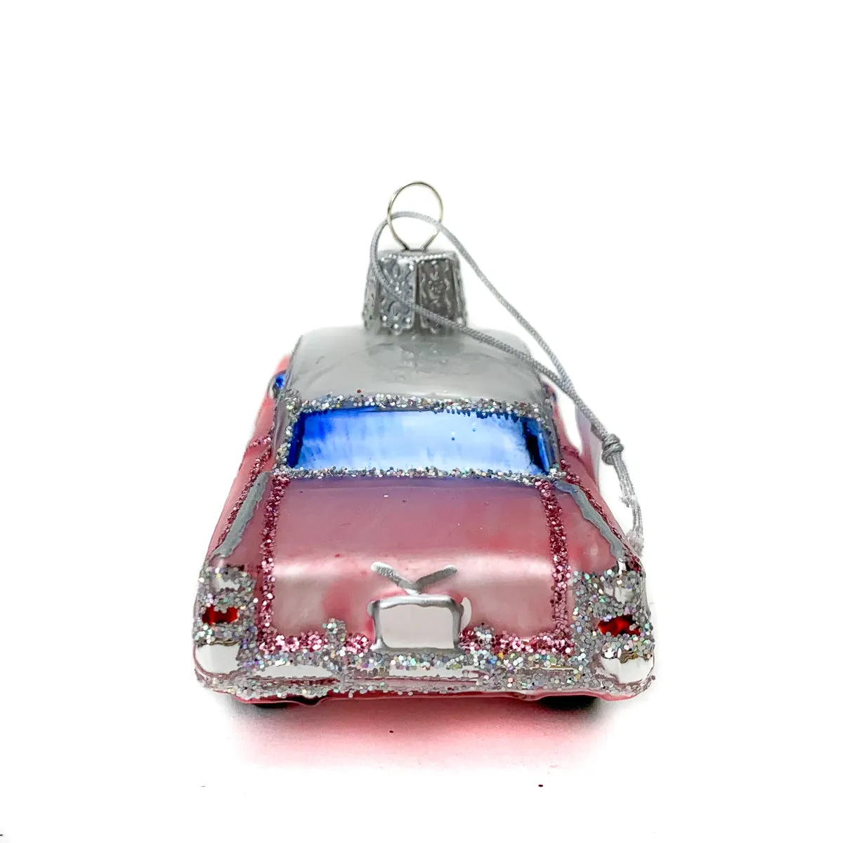 "We're Going Ringing on the Freeway of Love in a Pink Cadillac" Ornament - Image 4