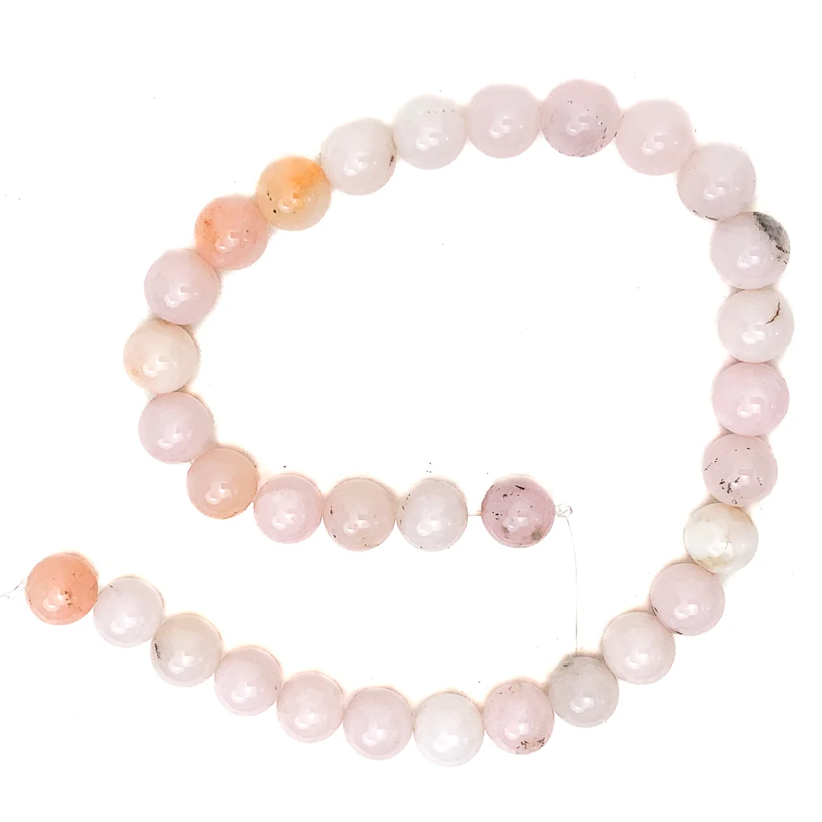 Pink Opal 12mm Smooth Rounds Bead Strand - Image 2