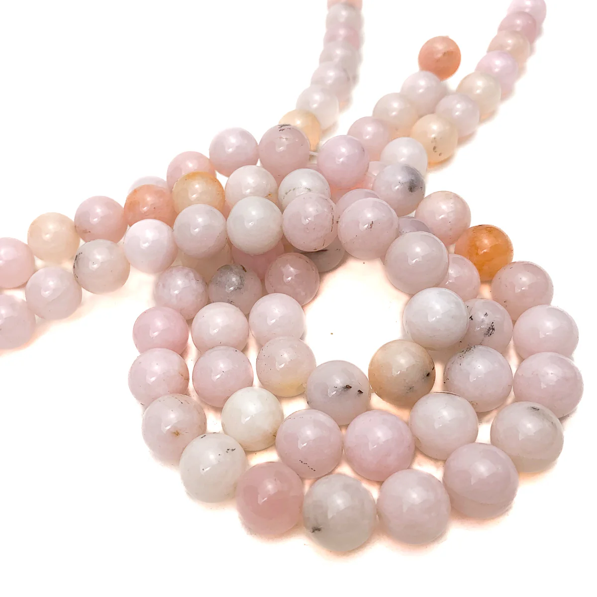 Pink Opal 12mm Smooth Rounds Bead Strand - Image 3