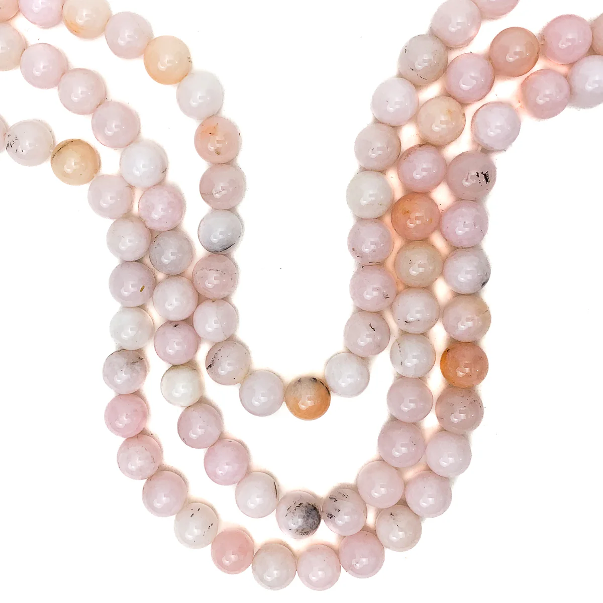 Pink Opal 12mm Smooth Rounds Bead Strand - Image 6