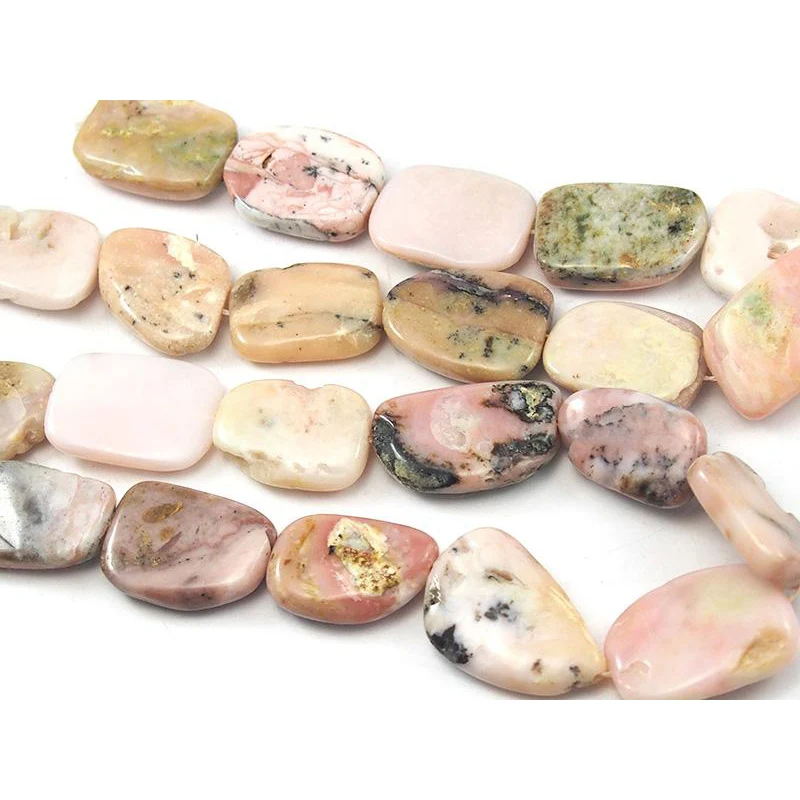 Pink Opal Raw Flat Slice Strand - Image 3