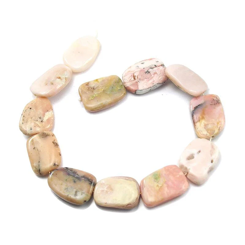 Pink Opal Raw Flat Slice Strand - Image 4