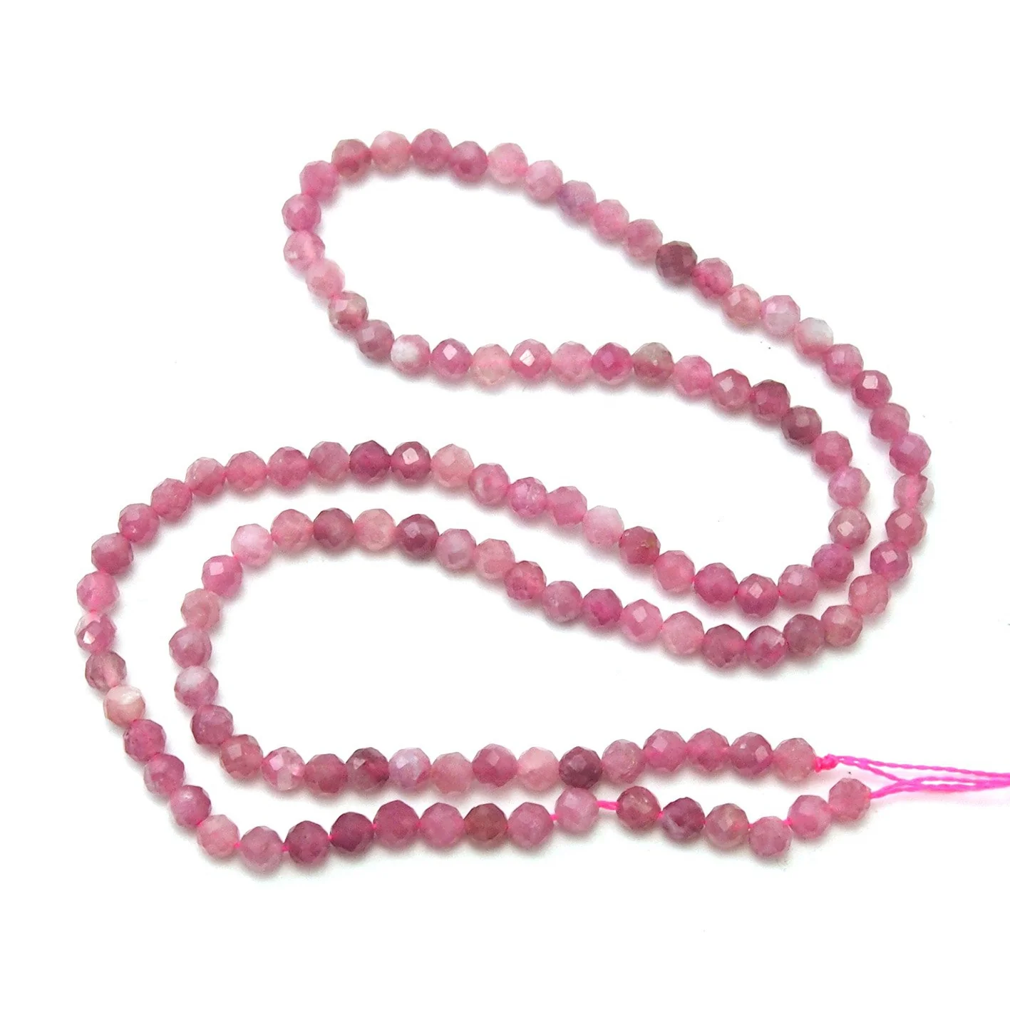 Pink Sapphire Faceted Rounds 3mm - Image 2
