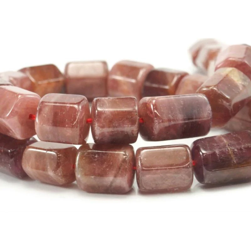 Pink Tourmaline Hexagon Strand - Image 2