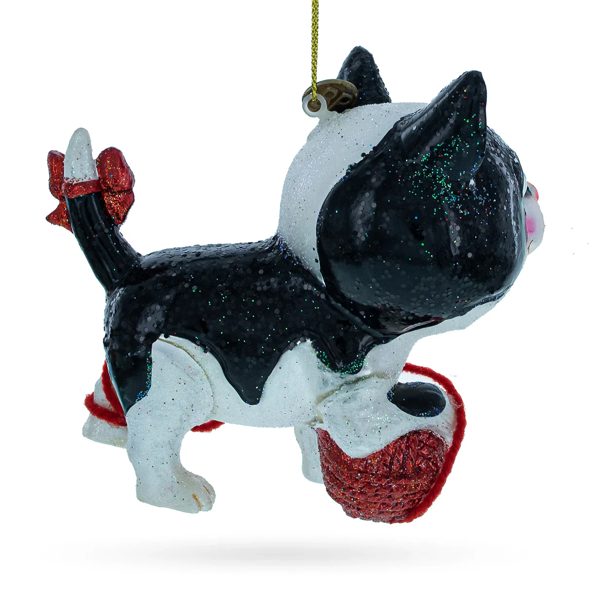 Mischievous Kitten with Yarn Ball Ornament PS - Image 3