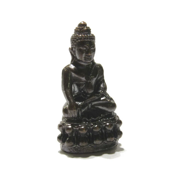 Pocket Buddha Defeating Mara (Evil) Amulet 2 - Image 4