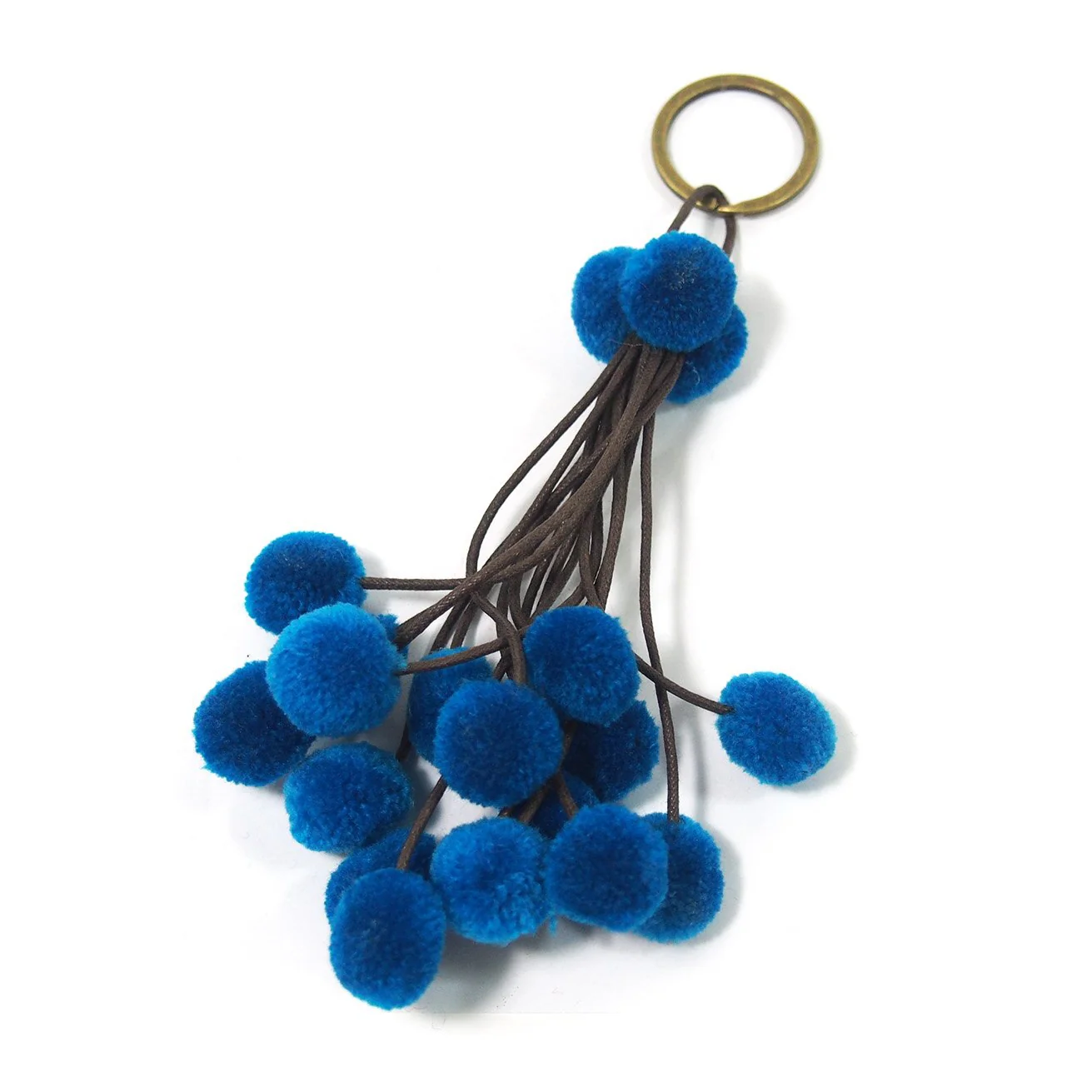 Pom Pom Tassel Keychain with O Ring, B - Image 4