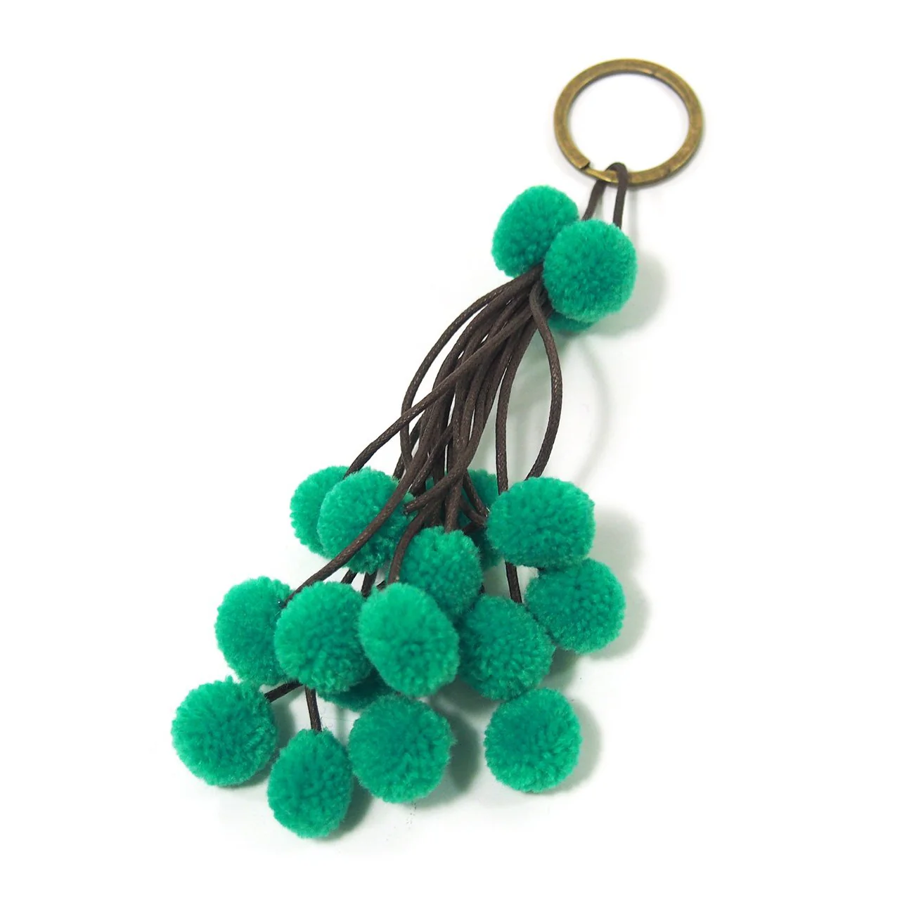Pom Pom Tassel Keychain with O Ring, C - Image 3