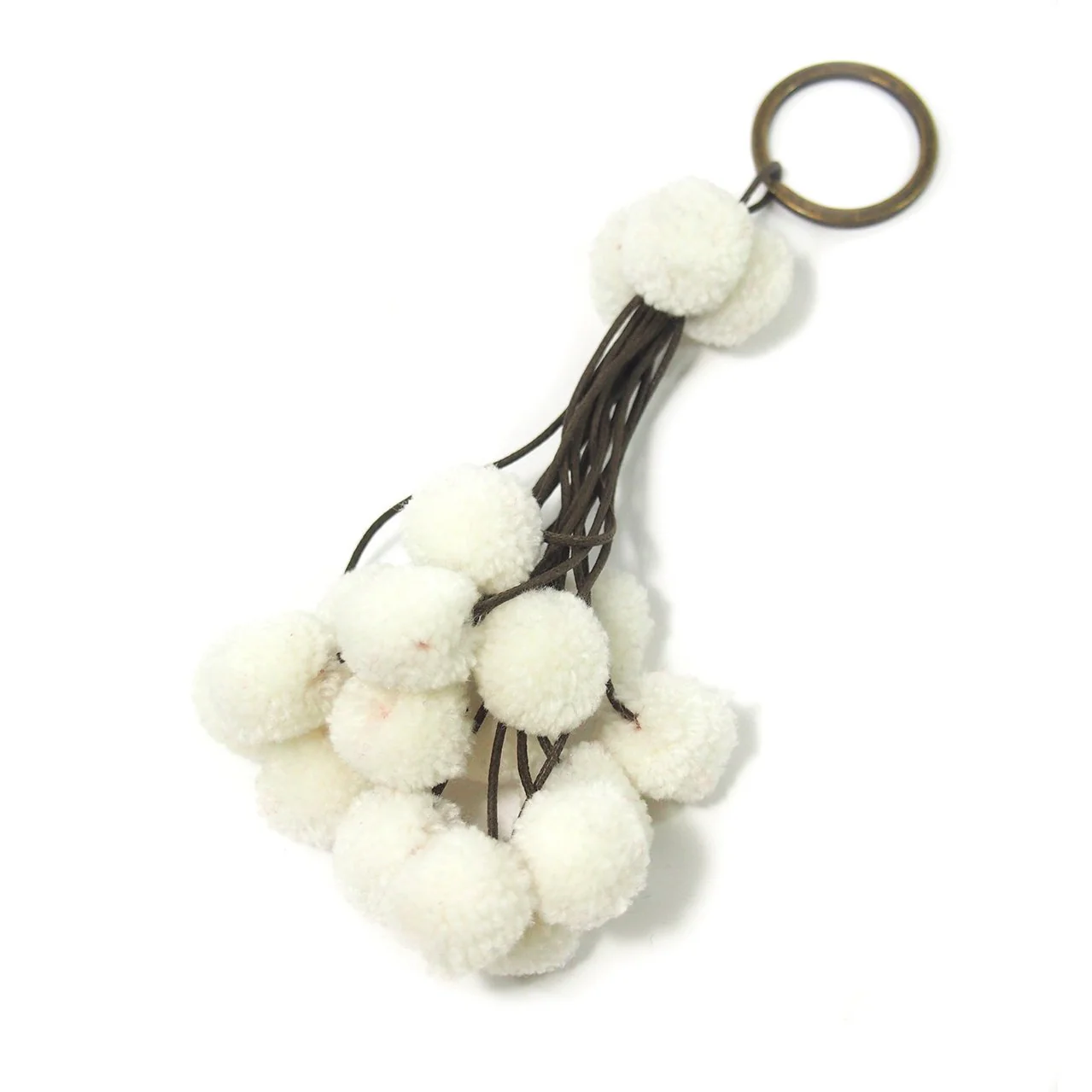 Pom Pom Tassel Keychain with O Ring, C - Image 4
