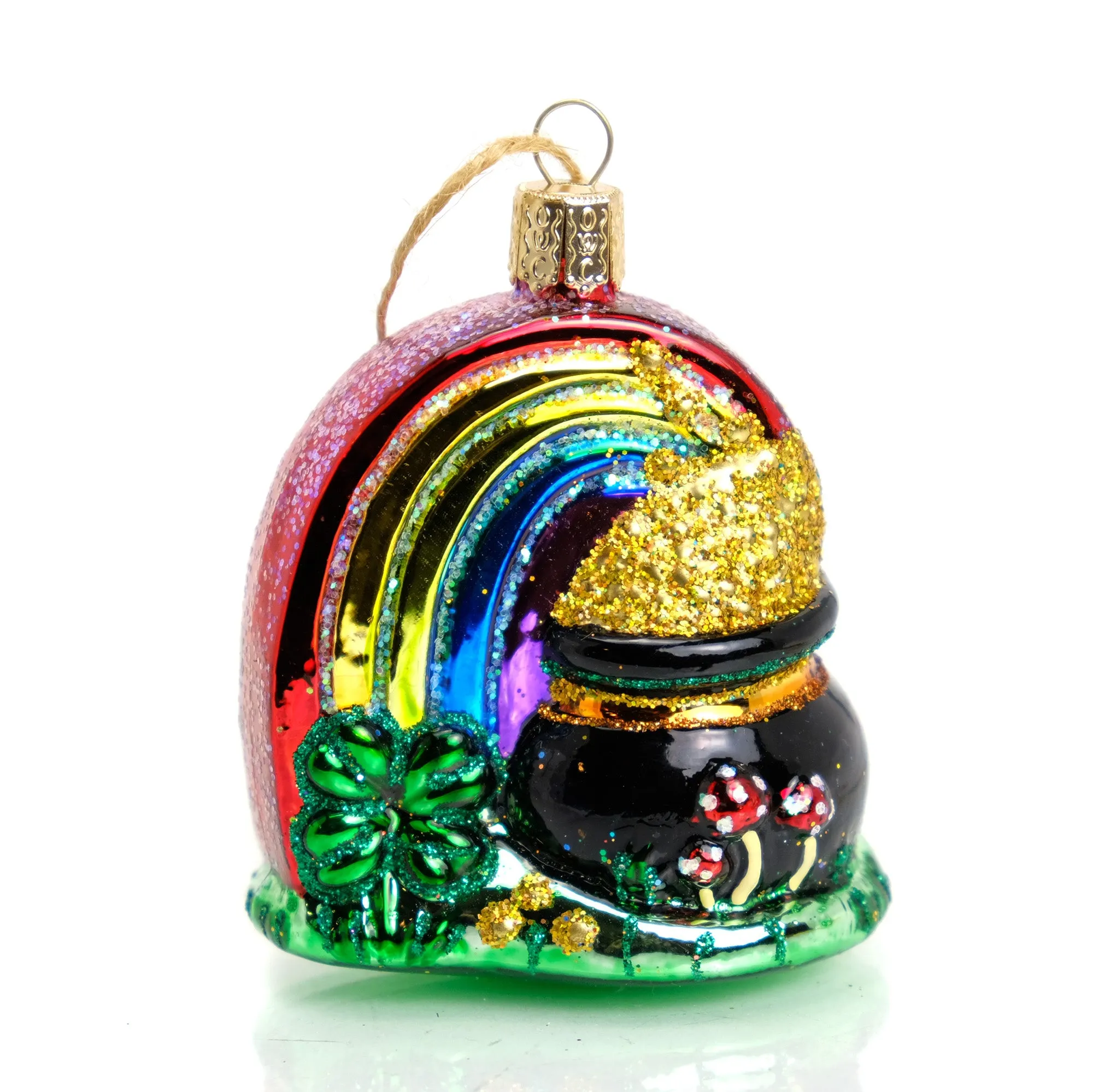 Pot of Gold at The End of The Rainbow Ornament 50% OFF - Image 2
