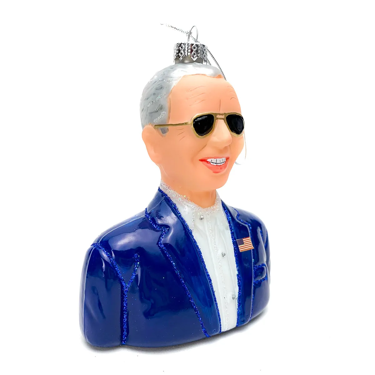 President Joe Biden in Aviators Bust Ornament - Image 2