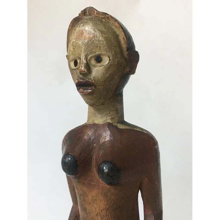 Punu Lumbo Figure, Gabon #452 - Image 7