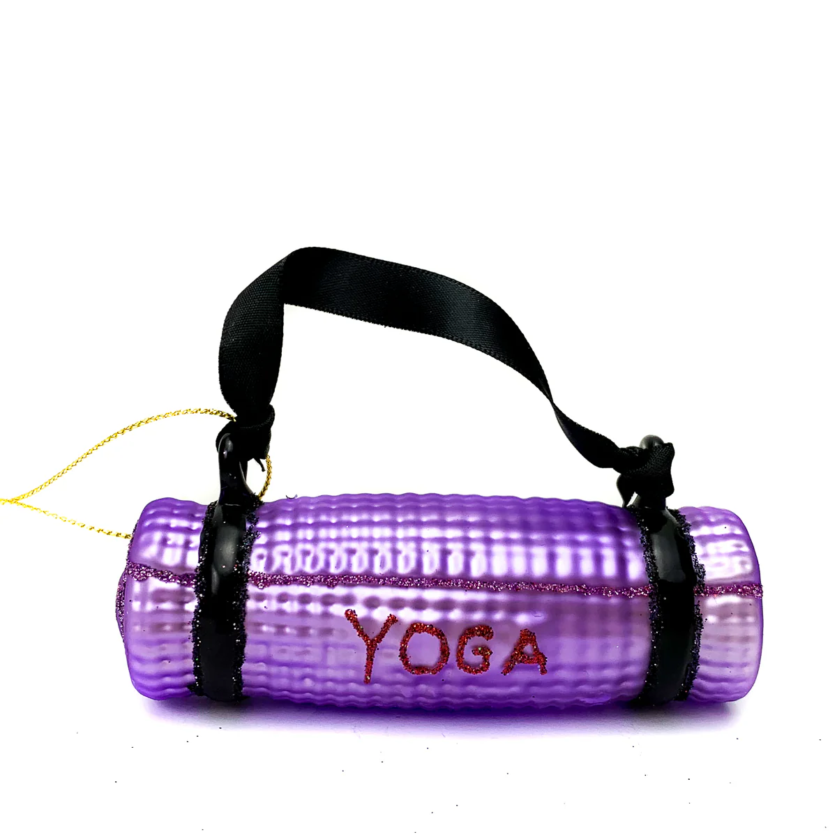 Purple Yoga Mat Ornament - Image 2