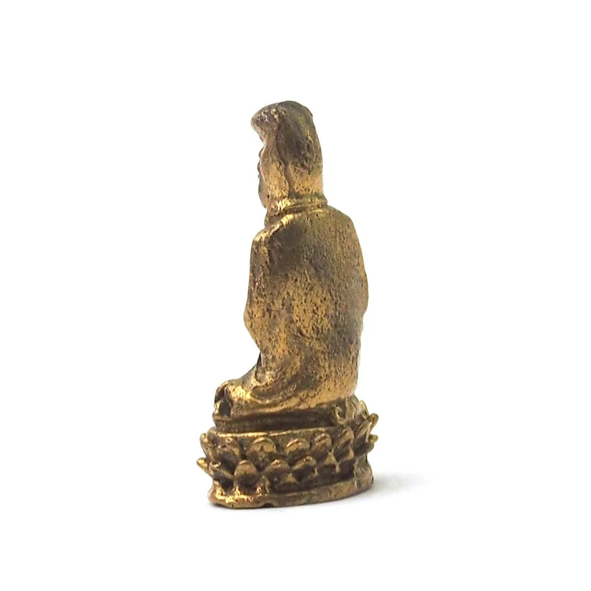 Quan Yin Brass Statue - Image 3