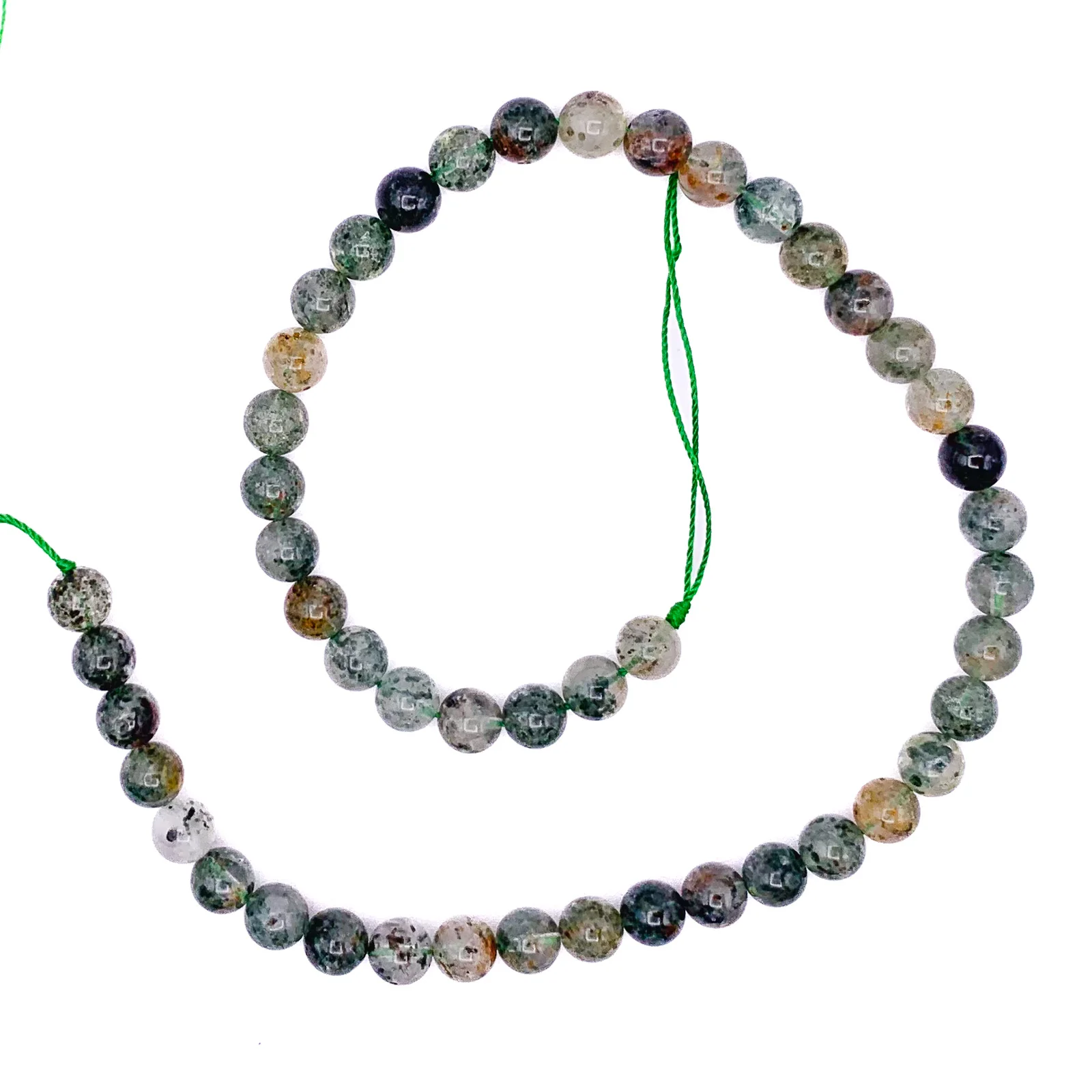 Garden Quartz 8mm Smooth Round Bead Strand - Image 2