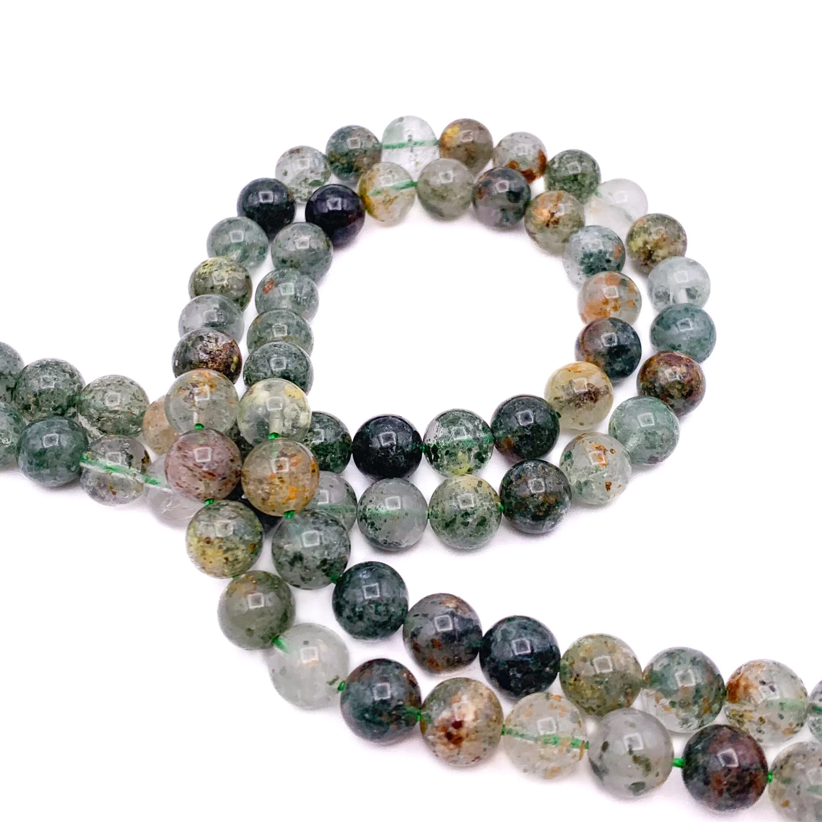 Garden Quartz 8mm Smooth Round Bead Strand - Image 3