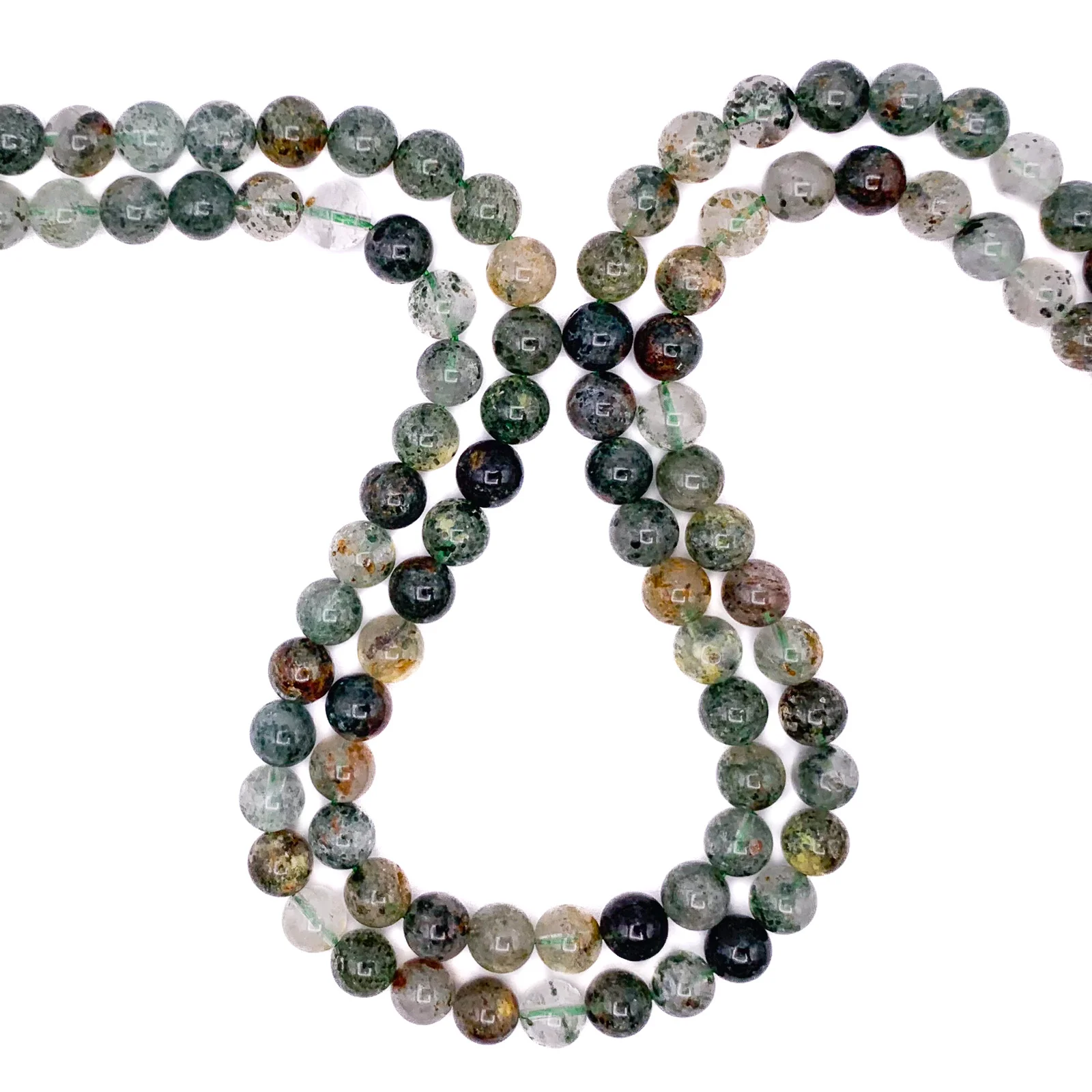 Garden Quartz 8mm Smooth Round Bead Strand - Image 4
