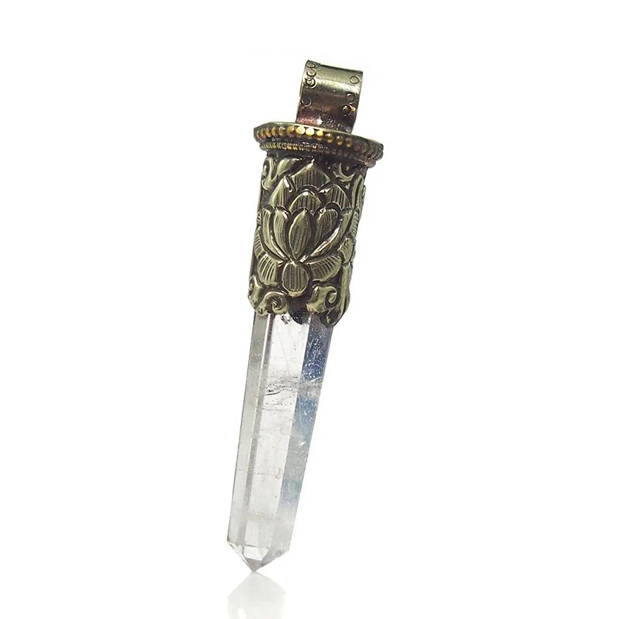 Quartz Point/Labradorite Pendant - Image 4