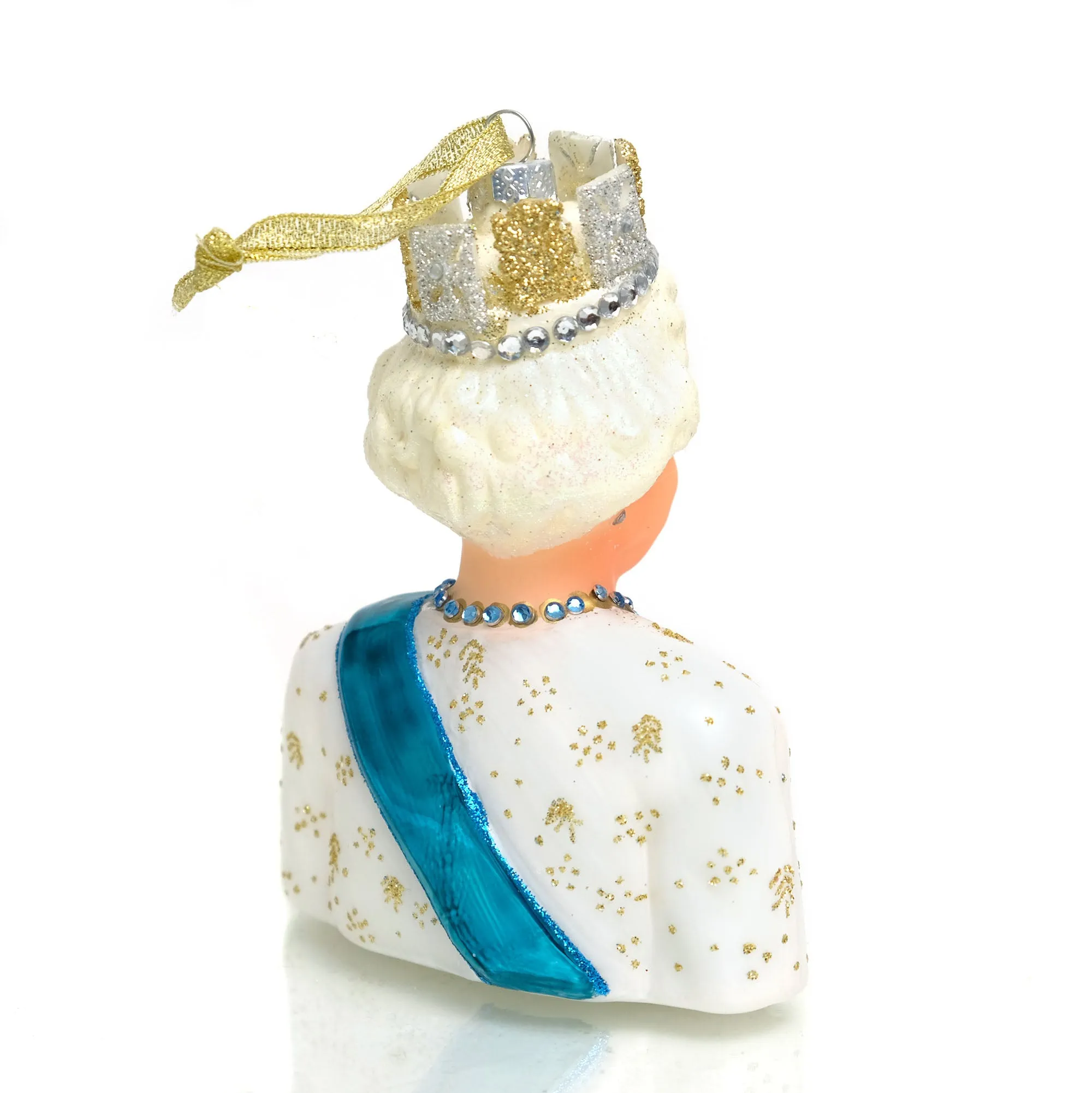 Queen Elizabeth Glass Ornament - Image 3