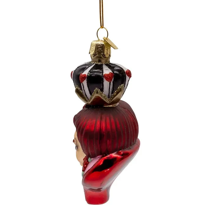 Queen of Hearts Glass Ornament - Image 4