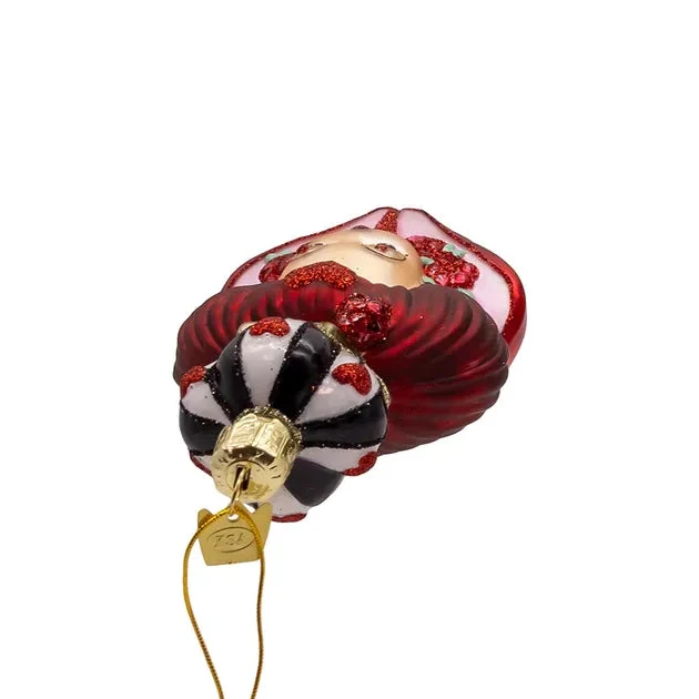 Queen of Hearts Glass Ornament - Image 6