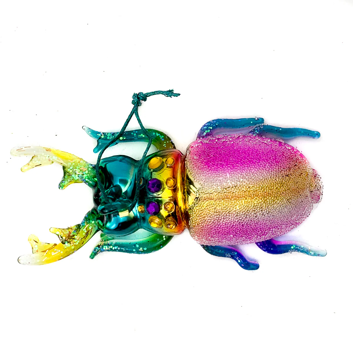 Stag Horn Rainbow Beetle Ornament - Image 2