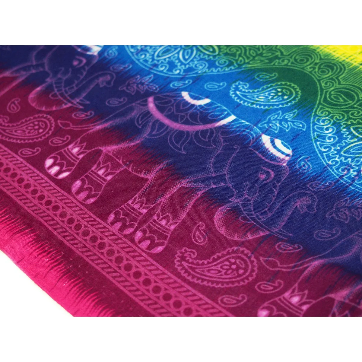 Rainbow Elephant Sarong - Image 3