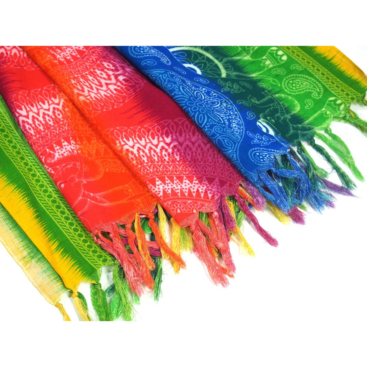 Rainbow Elephant Sarong - Image 4